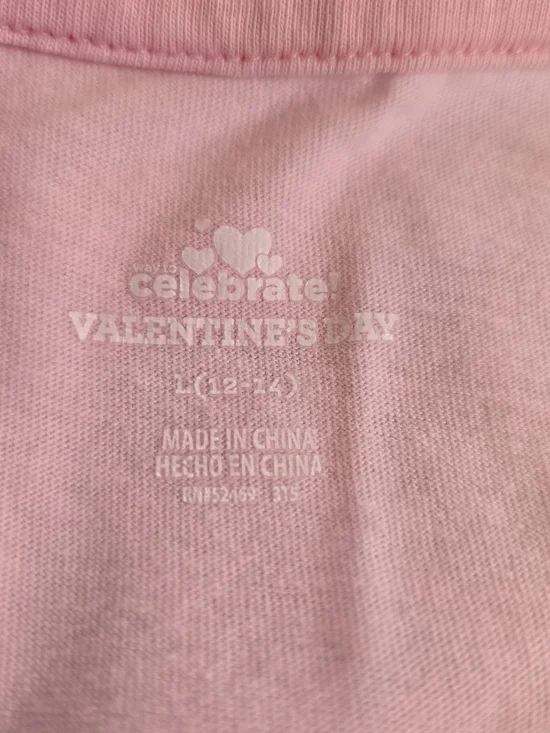 Way to Celebrate NEW Pink Graphic Tee "Ghosted But Still Glowing" Size Large - Picture 5 of 7